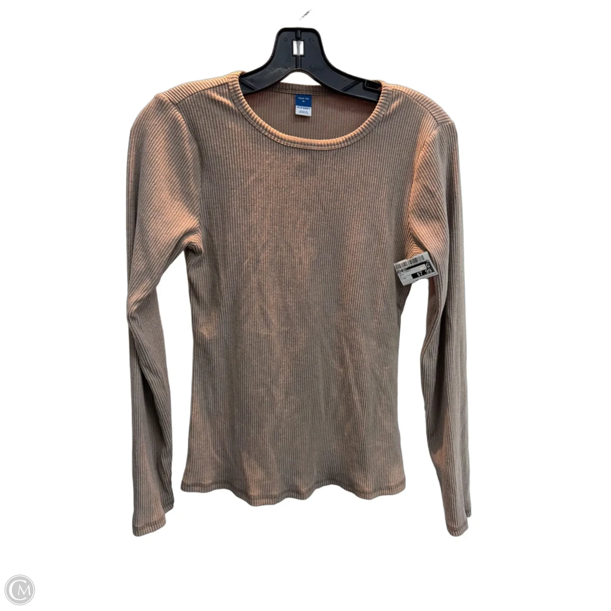 Top Long Sleeve Basic By Old Navy In Brown, Size: M
