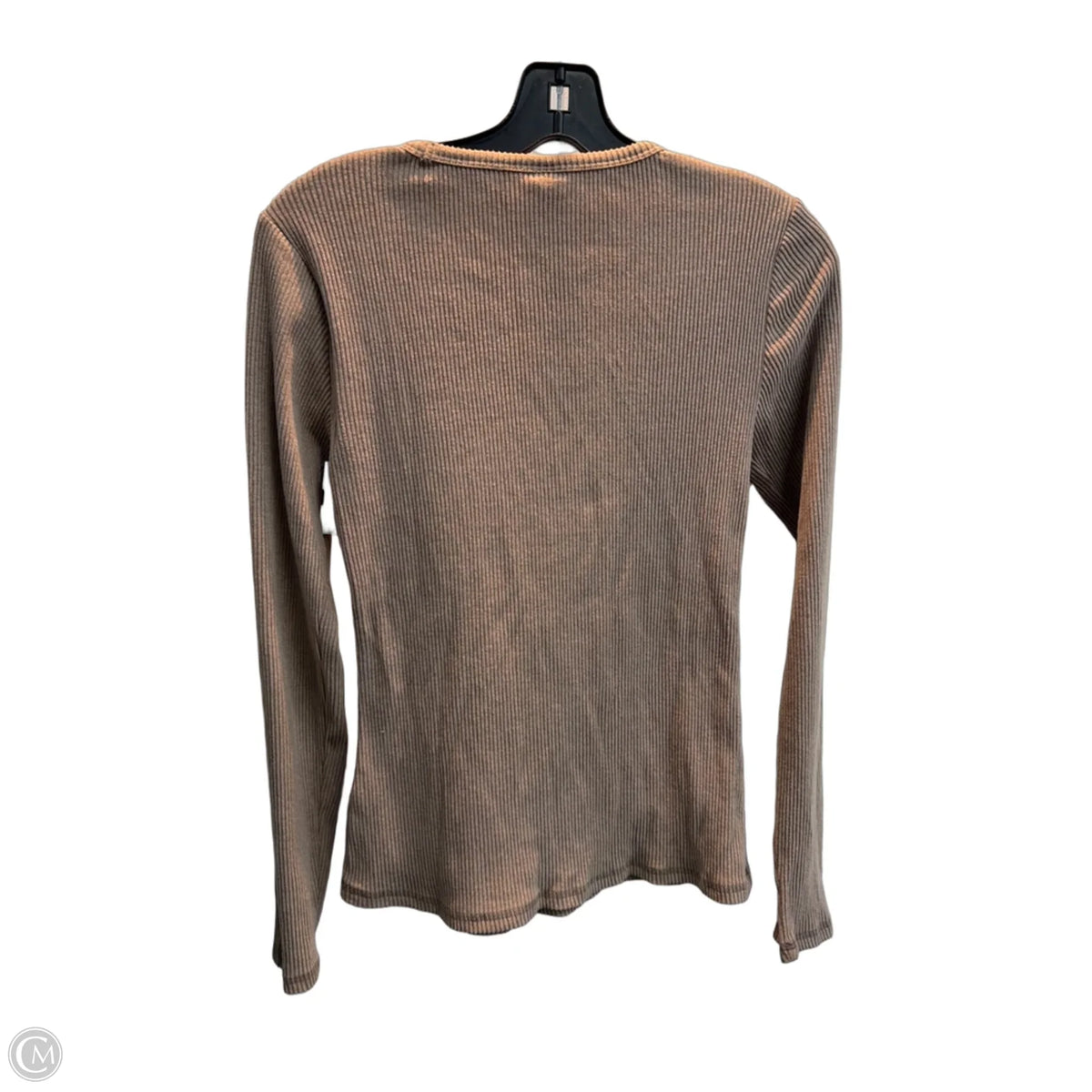 Top Long Sleeve Basic By Old Navy In Brown, Size: M