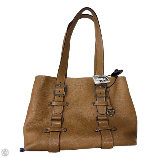 Handbag Leather By Brighton, Size: Medium