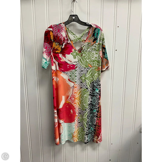 Dress Casual Midi By Chicos In Multi-colored, Size: S