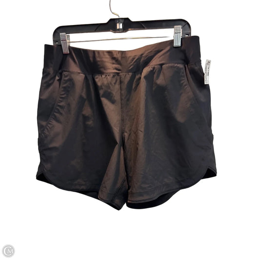 Athletic Shorts By Lands End In Black, Size: L