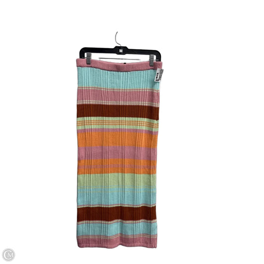 Skirt Maxi By Clothes Mentor In Striped Pattern, Size: 8