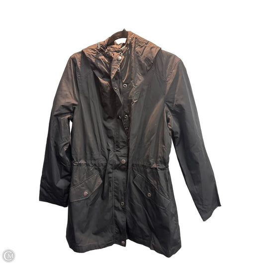 Coat Raincoat By Time And Tru In Black, Size: M