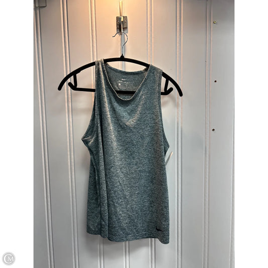 Athletic Tank Top By Nike Apparel In Green, Size: S