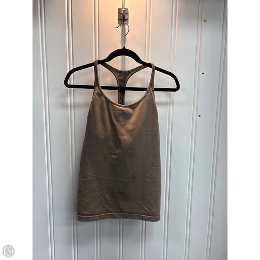 Athletic Tank Top By Athleta In Brown, Size: L