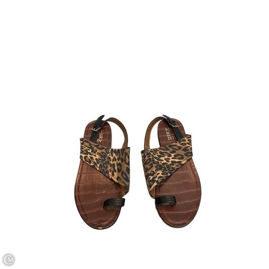 Sandals Flats By Naturalizer In Animal Print, Size: 8.5
