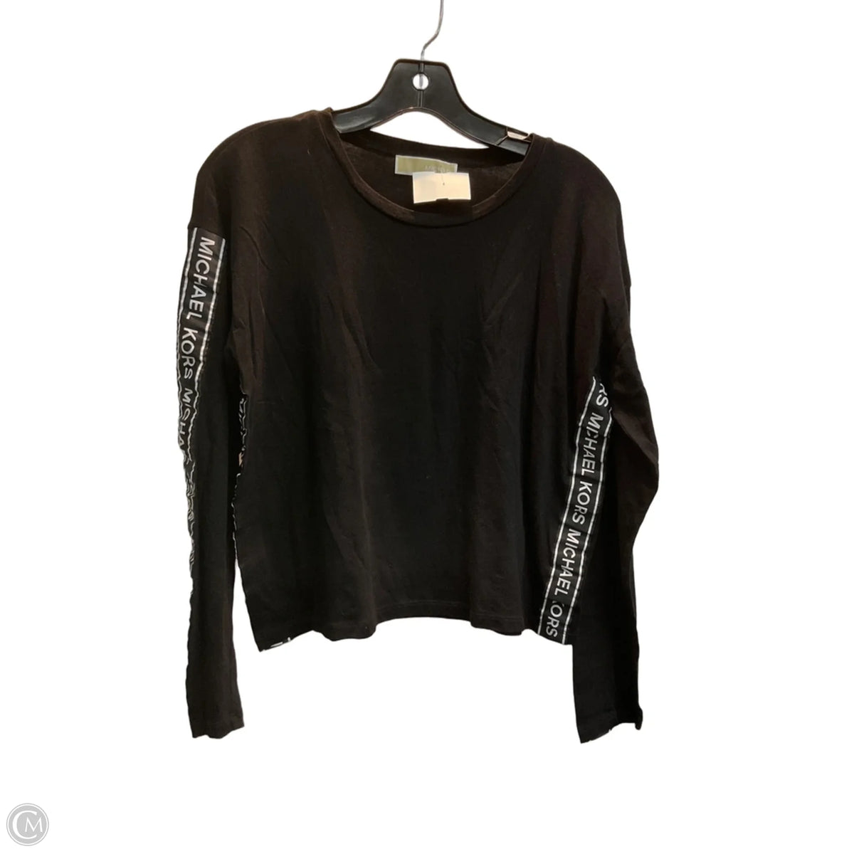 Top Long Sleeve Basic By Michael By Michael Kors In Black, Size: L
