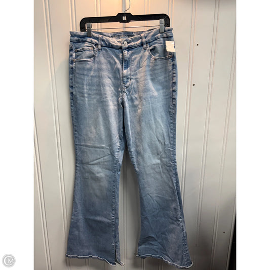 Jeans Flared By American Eagle In Blue, Size: 14l