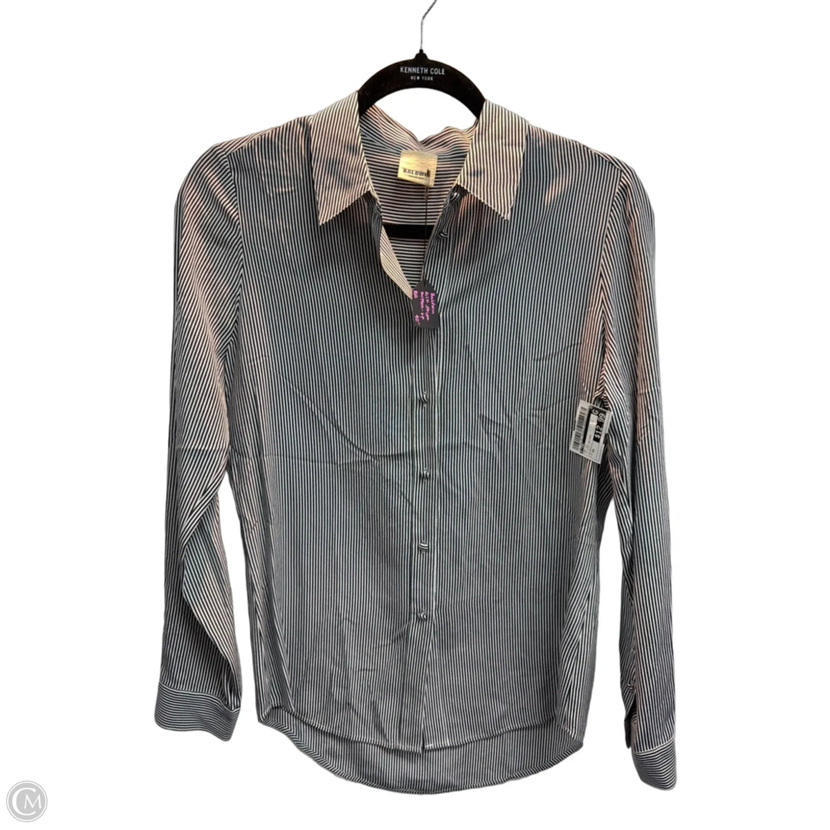 Top Long Sleeve By Cmc In Striped Pattern, Size: Xs