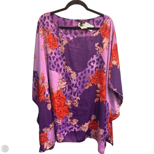 Kimono By Iman Hsn In Multi-colored, Size: 2x