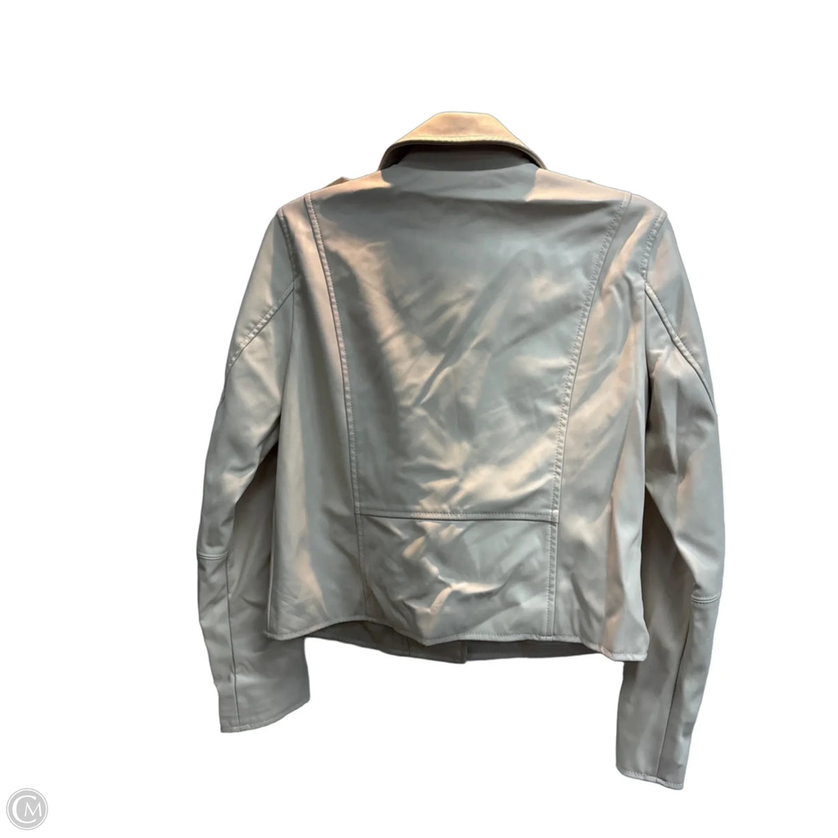 Jacket Moto By Nine West In Beige, Size: M