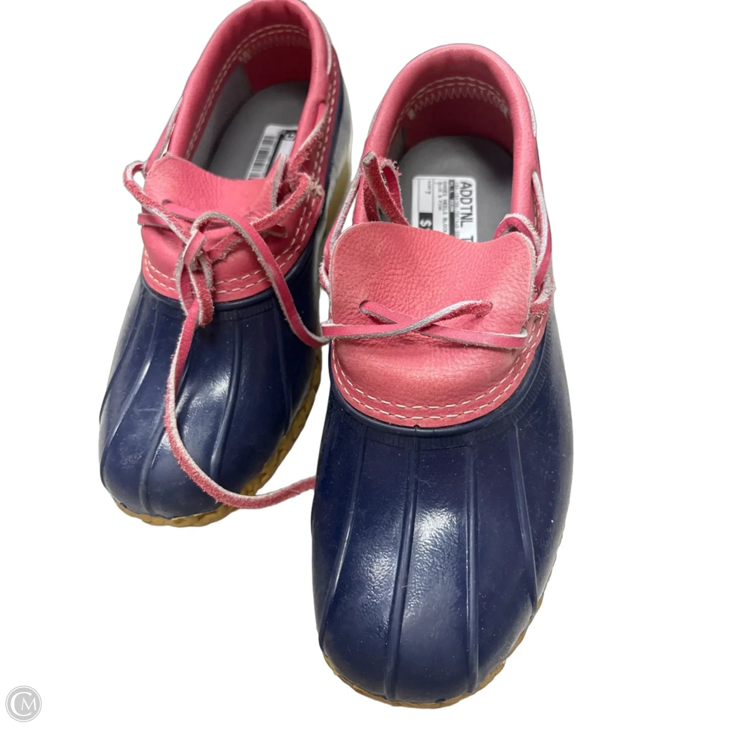 Shoes Heels Block By L.l. Bean In Blue & Pink, Size: 7