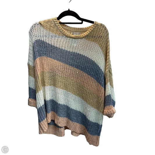 Sweater By Altard State In Striped Pattern, Size: M