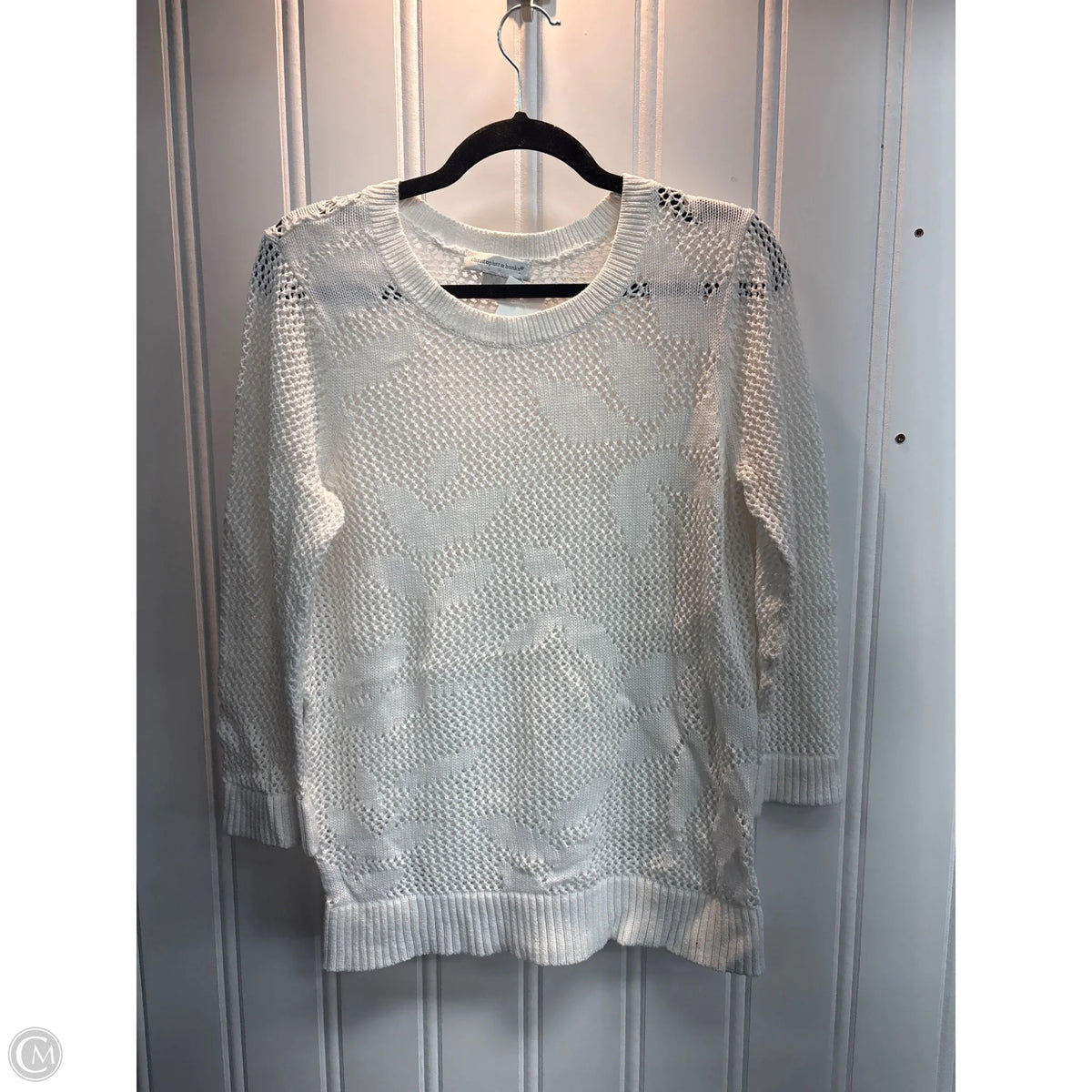Sweater By Christopher And Banks In White, Size: L