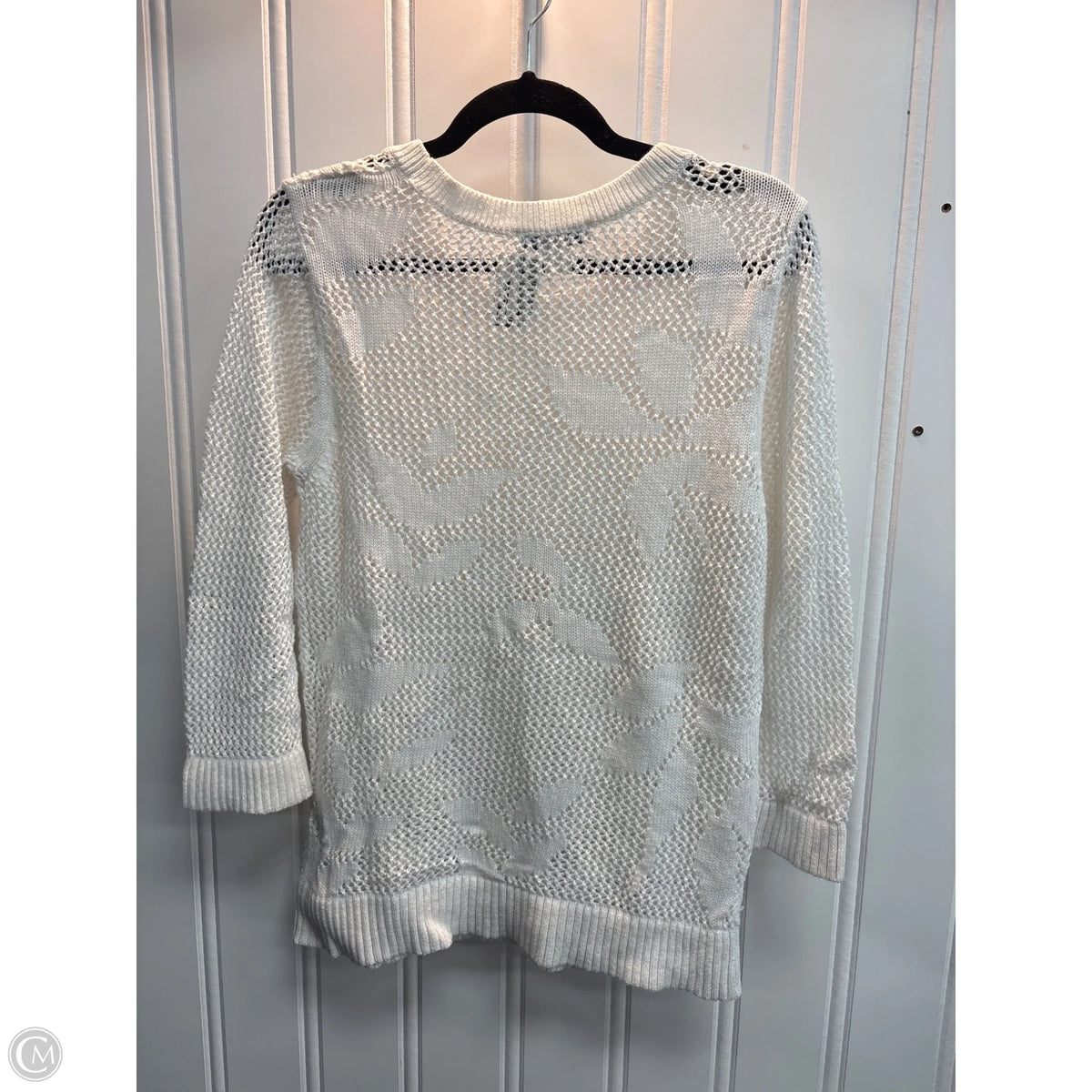 Sweater By Christopher And Banks In White, Size: L