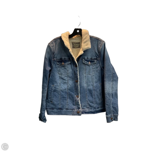 Jacket Denim By Natural Reflections In Blue, Size: Xl