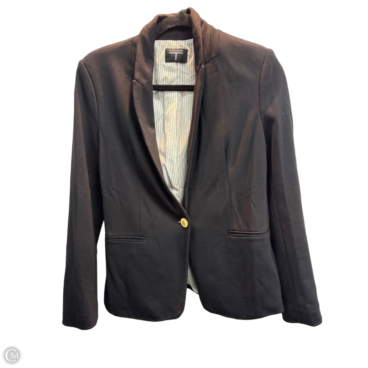 Blazer By Tahari In Black, Size: Sp