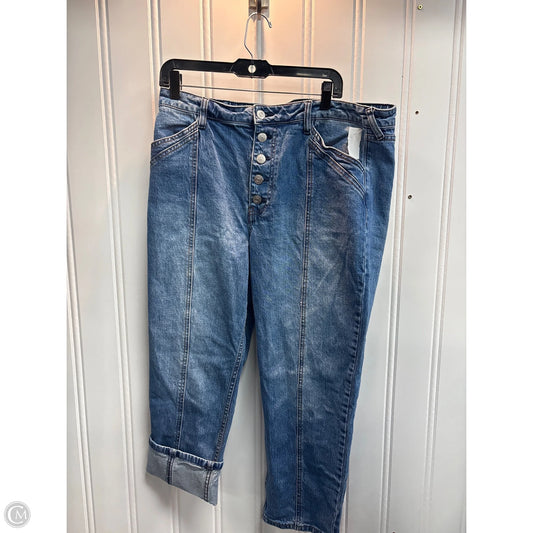 Jeans Straight By Clothes Mentor In Blue, Size: 14