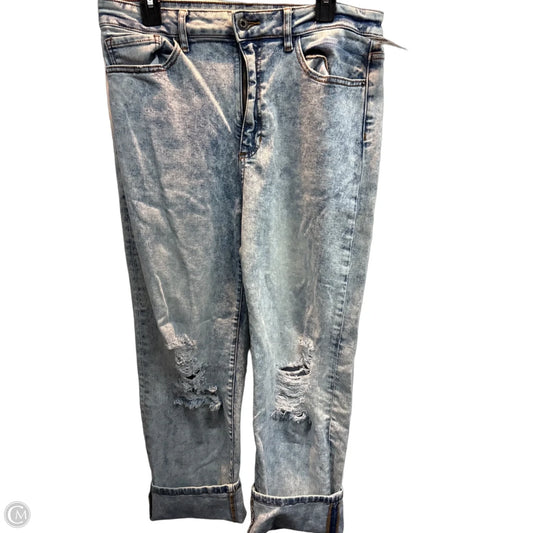 Jeans Straight By Sneak Peek In Blue, Size: 12