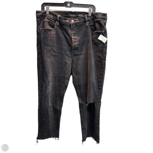 Jeans Straight By Old Navy In Black, Size: 16