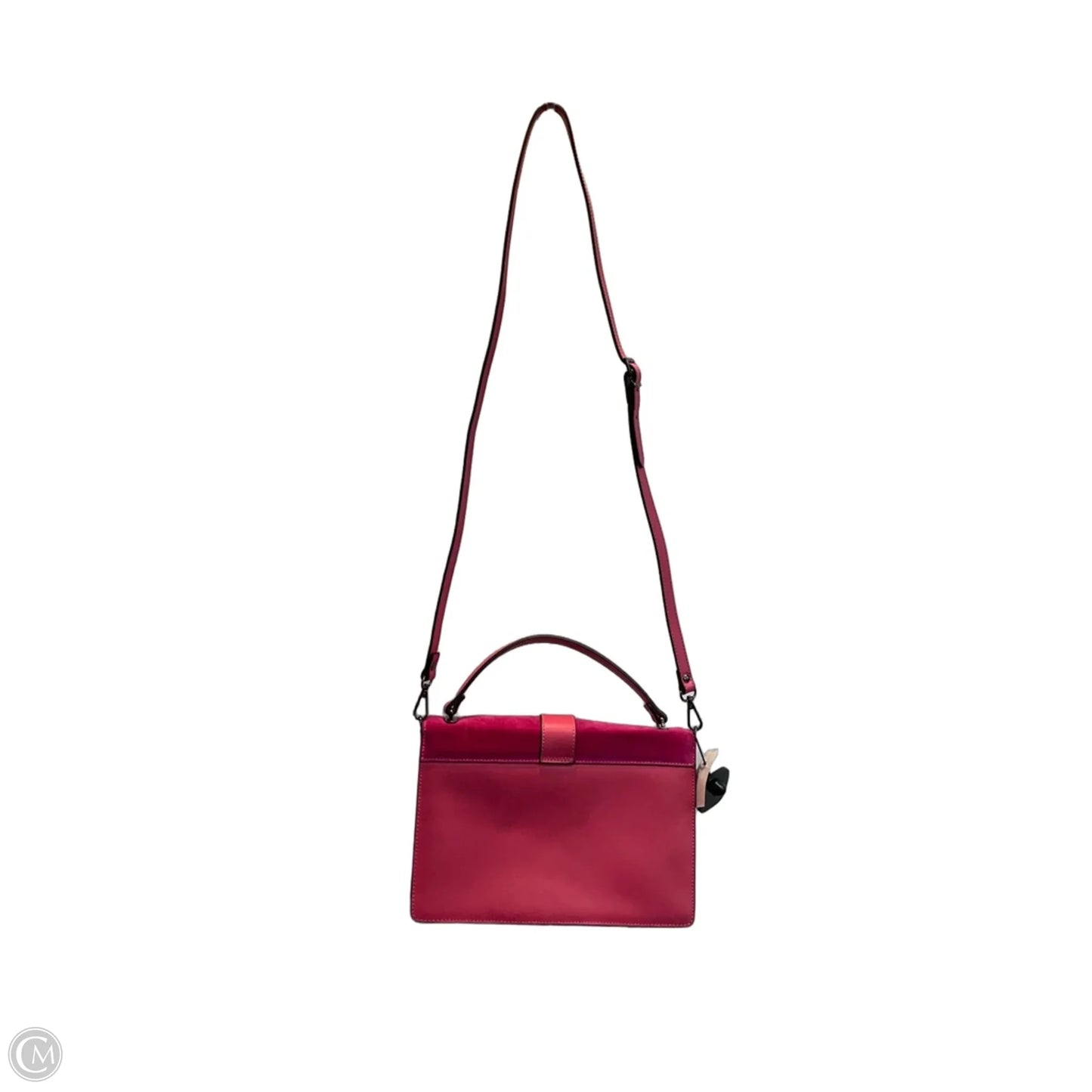 Crossbody Leather By Clothes Mentor, Size: Medium