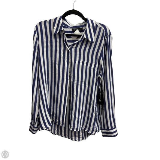 Top Long Sleeve By Inc In Striped Pattern, Size: L