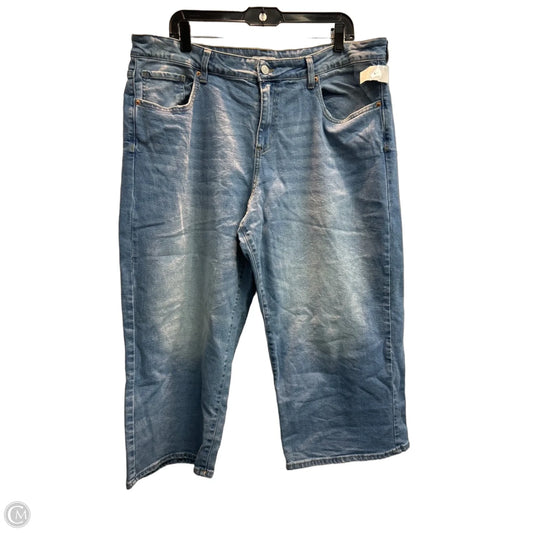 Jeans Wide Leg By Clothes Mentor In Blue, Size: 20