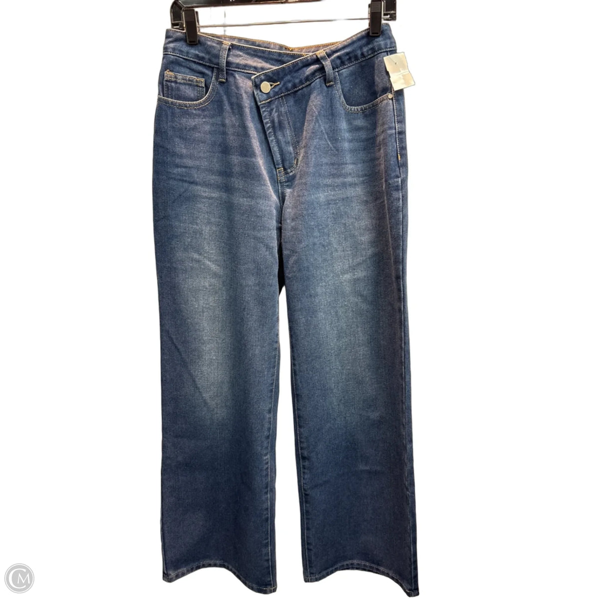 Jeans Wide Leg By Cider In Blue, Size: M