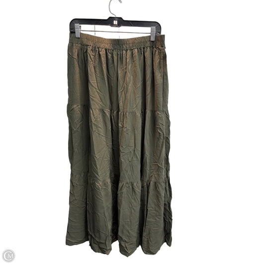 Skirt Maxi By Clothes Mentor In Green, Size: Xl