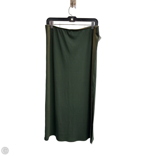 Skirt Maxi By American Eagle In Green, Size: L