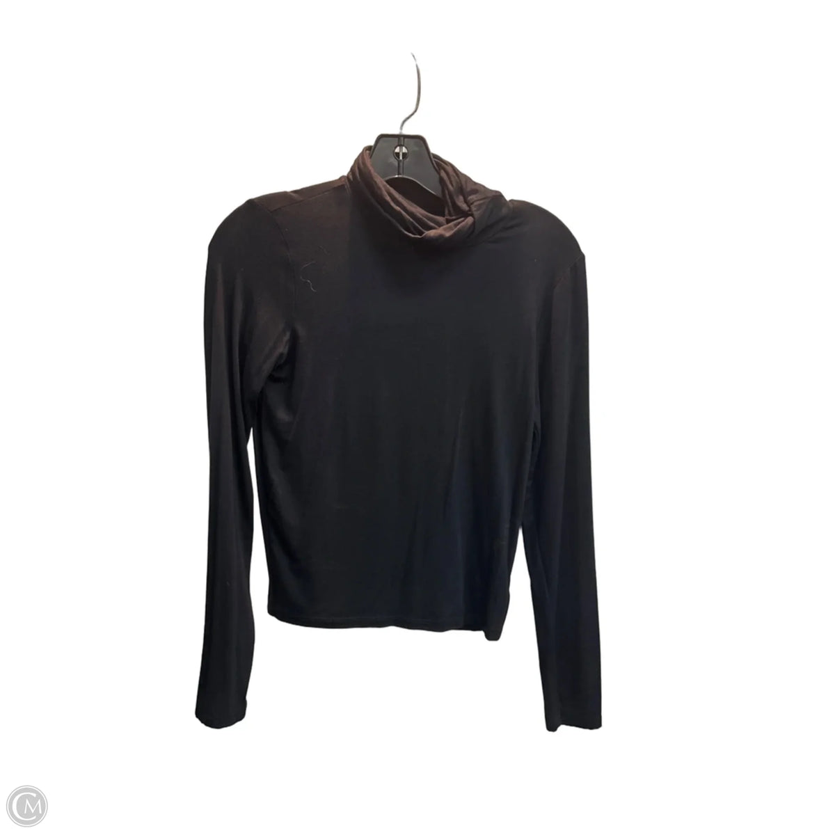 Top Long Sleeve Basic By Fornia In Black, Size: S