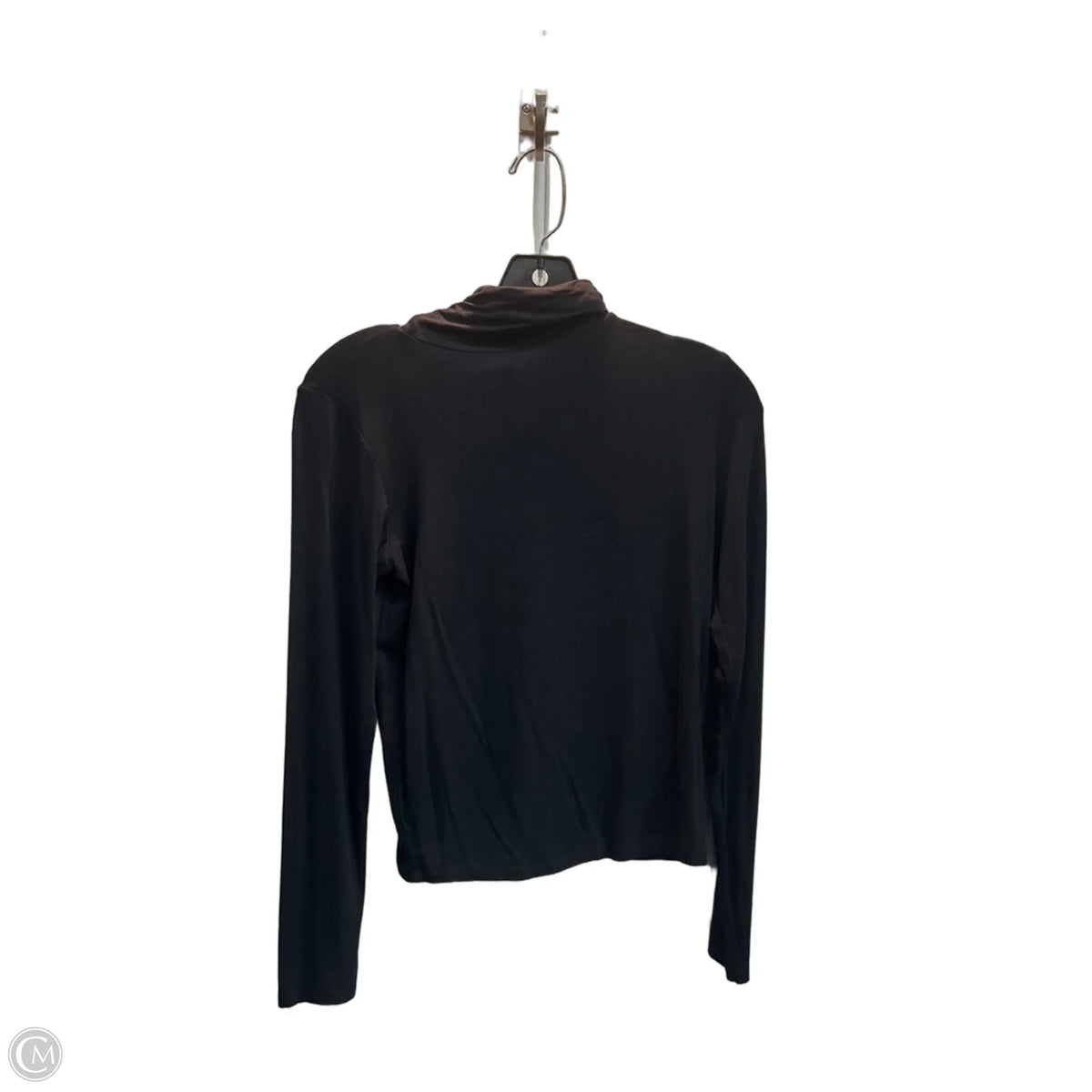 Top Long Sleeve Basic By Fornia In Black, Size: S