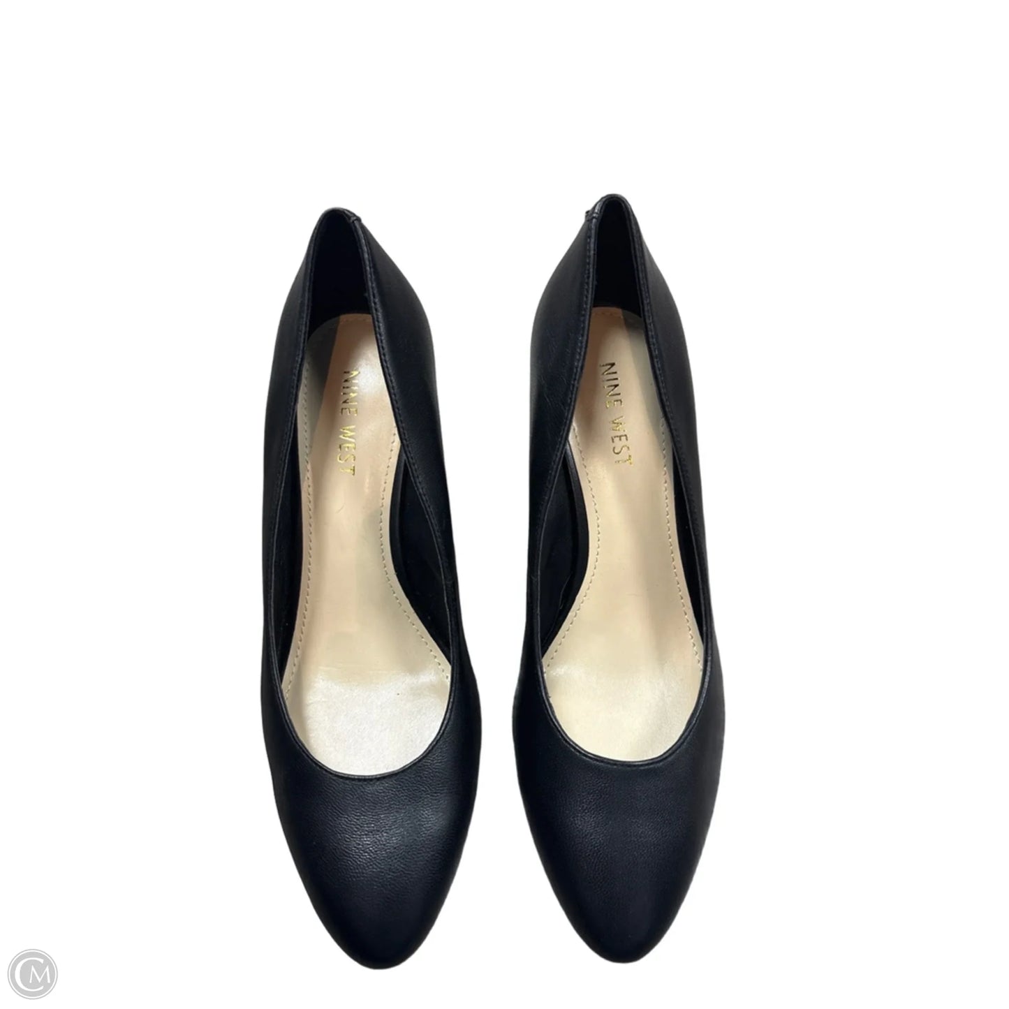 Shoes Heels Wedge By Nine West In Black, Size: 7.5