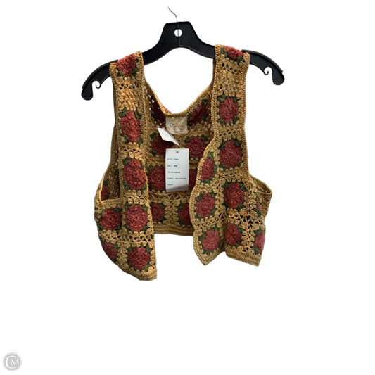 Vest Other By Clothes Mentor In Floral Print, Size: S