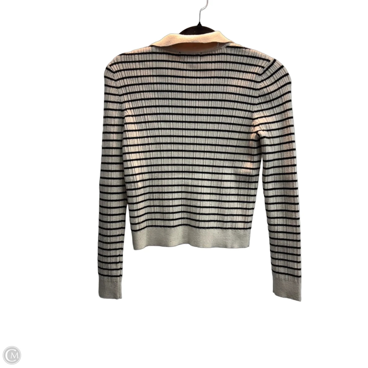 Top Long Sleeve By Marled In Striped Pattern, Size: S
