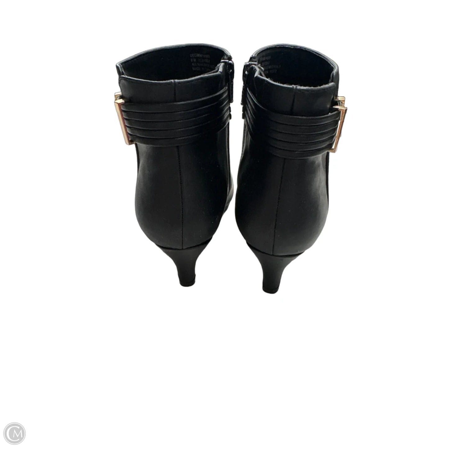 Boots Ankle Heels By Comfortview In Black, Size: 8