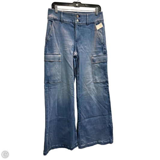 Jeans Wide Leg By White House Black Market In Blue Denim, Size: 6