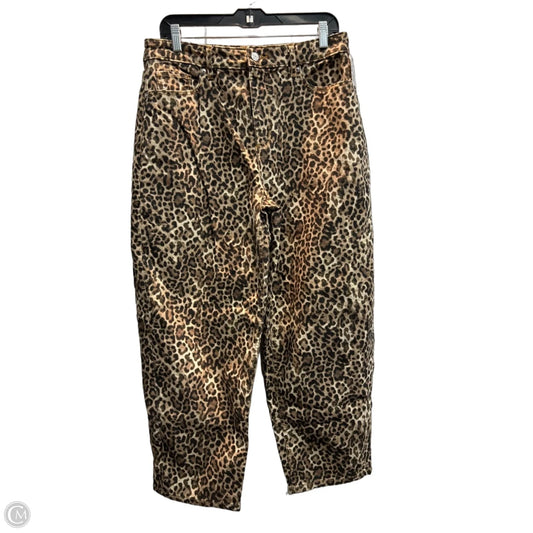 Jeans Wide Leg By Loft In Animal Print, Size: 8