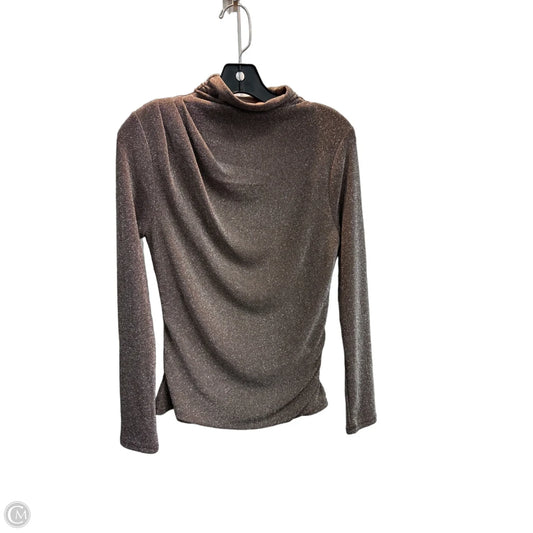 Top Long Sleeve By White House Black Market In Brown, Size: S