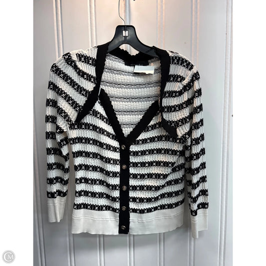 Top Long Sleeve By White House Black Market In Striped Pattern, Size: S