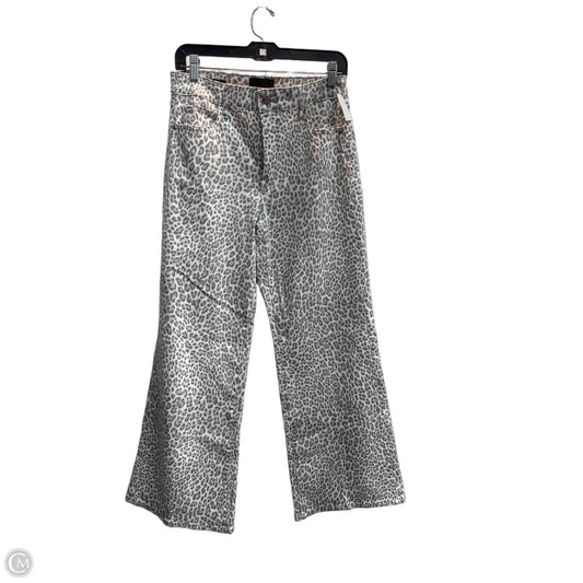 Jeans Wide Leg By White House Black Market In Animal Print, Size: 6