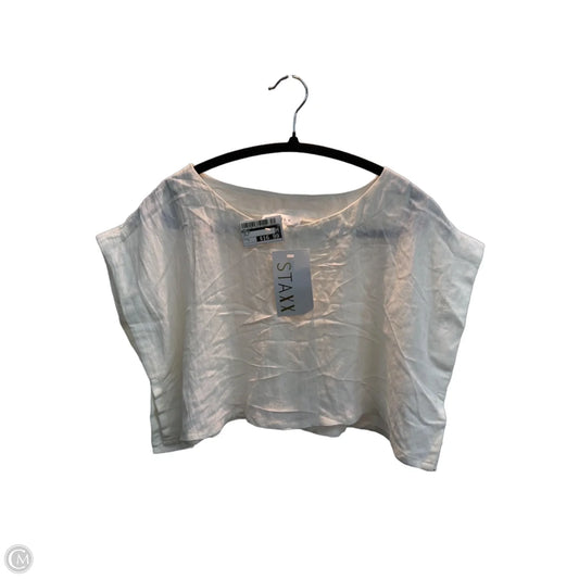 Top Short Sleeve By Mable In Cream, Size: S