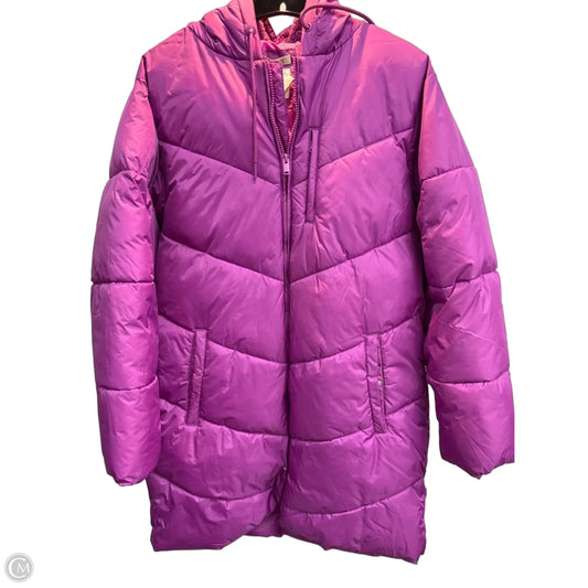 Coat Puffer & Quilted By A New Day In Purple, Size: M