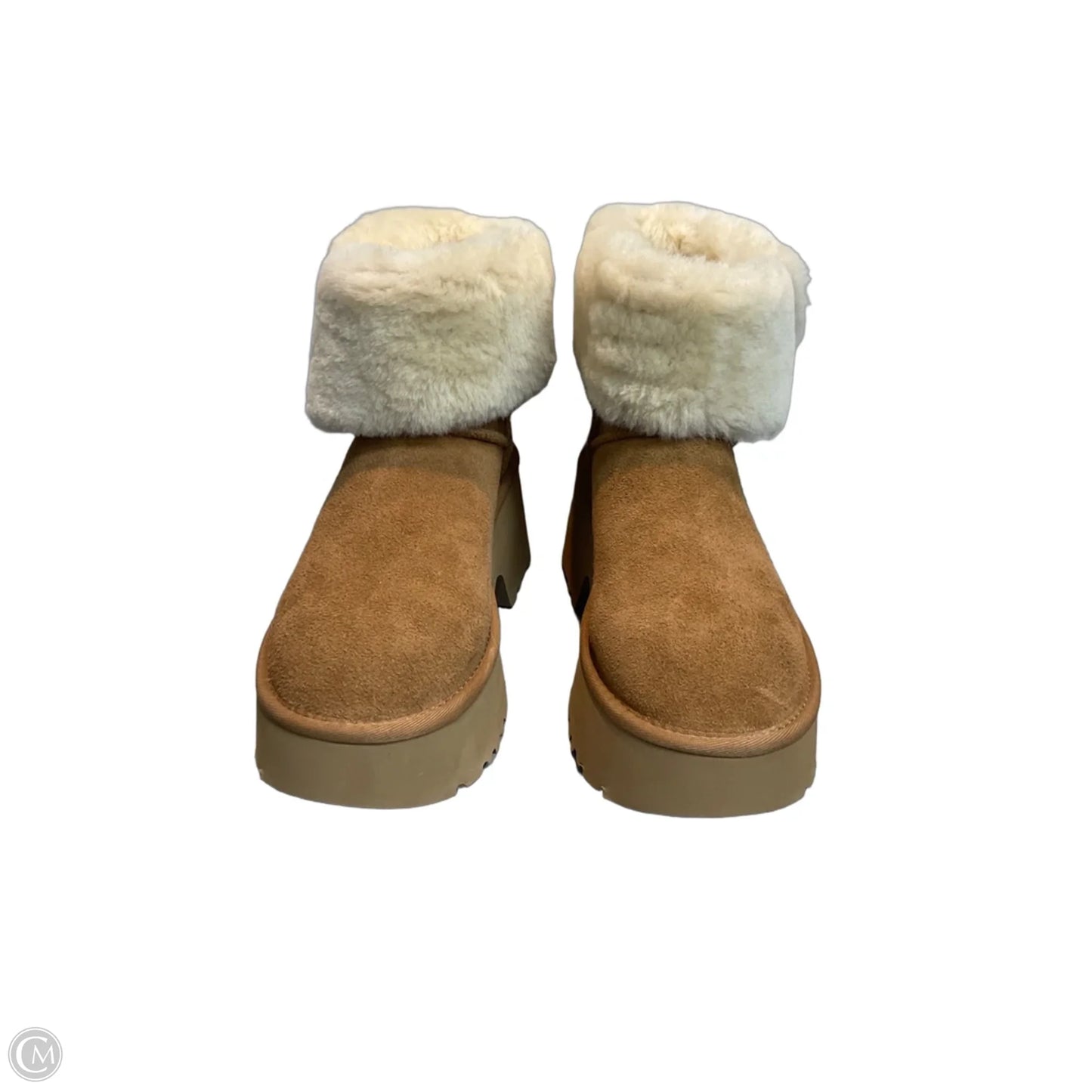 Boots Designer By Ugg In Tan, Size: 7