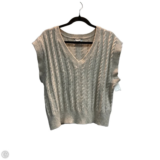 Vest Sweater By Cupcakes And Cashmere In Cream, Size: M