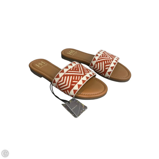 Sandals Flats By Haute Hippie In Multi-colored, Size: 8
