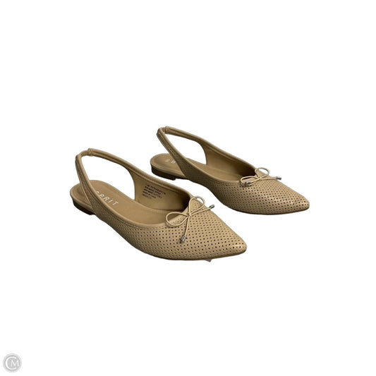 Shoes Flats By Esprit In Tan, Size: 7.5