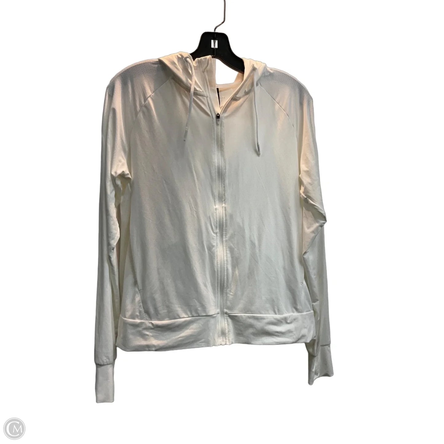 Athletic Jacket By Mondetta In White, Size: S