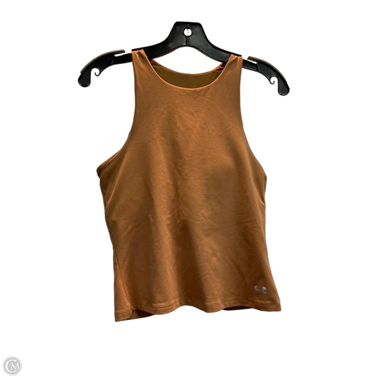 Athletic Tank Top By Under Armour In Brown, Size: M