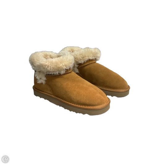 Boots Ankle Flats By Style And Company In Tan, Size: 7